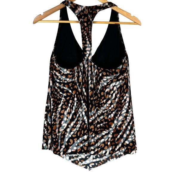 Magicsuit Natural Wonder Taylor Underwire Tankini Top Swimsuit Women's 12 NWOT - Picture 4 of 8